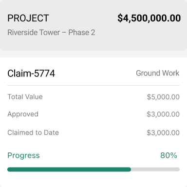 Progress Claims